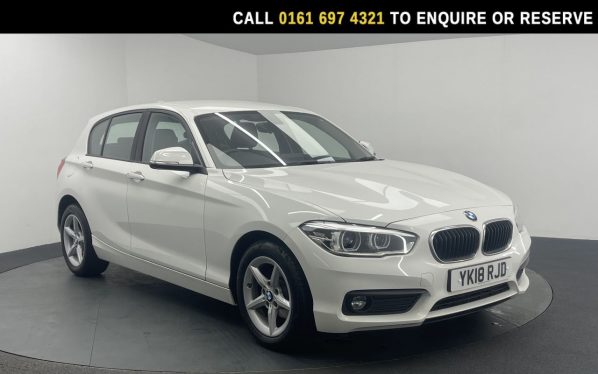 Used 2018 WHITE BMW 1 SERIES Hatchback 1.5 116d SE Business Hatchback 5dr Diesel Manual Euro 6 (s/s) (116 ps) (reg. 2018-07-31) for sale in Manchester