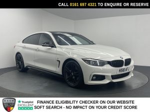 Used 2018 WHITE BMW 4 SERIES GRAN COUPE Hatchback 2.0 420d M Sport Hatchback 5dr Diesel Auto Euro 6 (s/s) (190 ps) (reg. 2018-07-31) for sale in Manchester