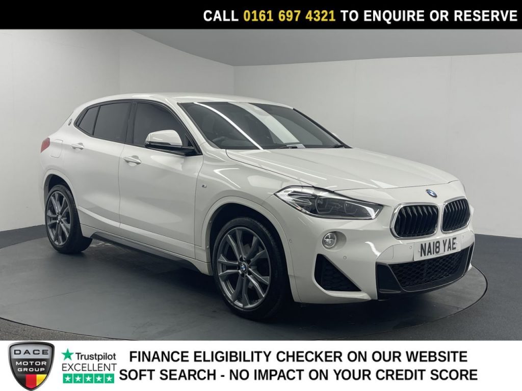 Used 2018 WHITE BMW X2 SUV 2.0 18d M Sport SUV 5dr Diesel Auto sDrive Euro 6 (s/s) (150 ps) (reg. 2018-08-17) for sale in Manchester