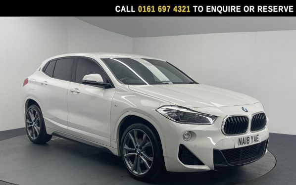 Used 2018 WHITE BMW X2 SUV 2.0 18d M Sport SUV 5dr Diesel Auto sDrive Euro 6 (s/s) (150 ps) (reg. 2018-08-17) for sale in Manchester