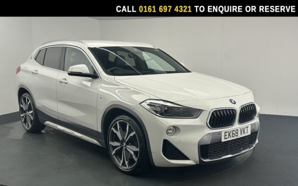 Used 2018 WHITE BMW X2 SUV 2.0 20d M Sport X SUV 5dr Diesel Auto xDrive Euro 6 (s/s) (190 ps) (reg. 2018-09-30) for sale in Manchester