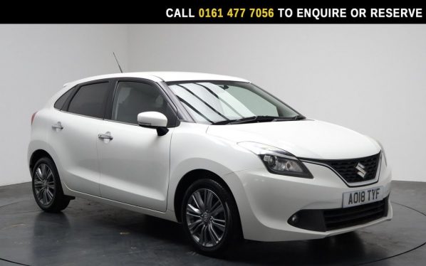 Used 2018 WHITE SUZUKI BALENO Hatchback 1.0 Boosterjet SZ5 Hatchback 5dr Petrol Manual Euro 6 (111 ps) (reg. 2018-07-25) for sale in Stockport