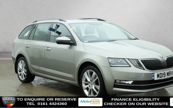 Used 2019 BEIGE SKODA OCTAVIA Estate 1.5 TSI GPF ACT SE L Estate 5dr Petrol Manual Euro 6 (s/s) (150 ps) (reg. 2019-05-24) for sale in Altrincham