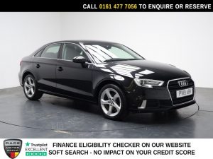 Used 2019 BLACK AUDI A3 Saloon 1.5 TFSI CoD 35 Sport Saloon 4dr Petrol Manual Euro 6 (s/s) (150 ps) (reg. 2019-03-28) for sale in Stockport