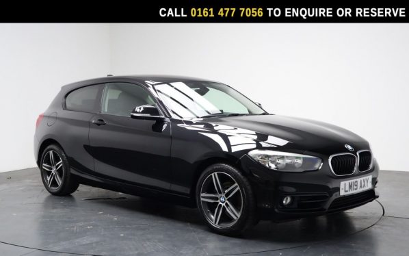 Used 2019 BLACK BMW 1 SERIES Hatchback 1.5 118i GPF Sport Hatchback 3dr Petrol Auto Euro 6 (s/s) (136 ps) (reg. 2019-03-29) for sale in Stockport