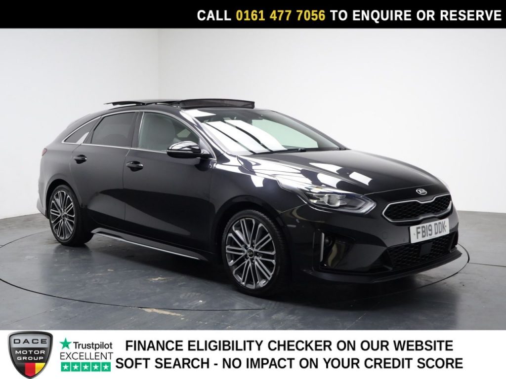 Used 2019 BLACK KIA PROCEED Estate 1.4 T-GDi GT-Line S Shooting Brake 5dr Petrol DCT Euro 6 (s/s) (138 bhp) (reg. 2019-08-01) for sale in Stockport