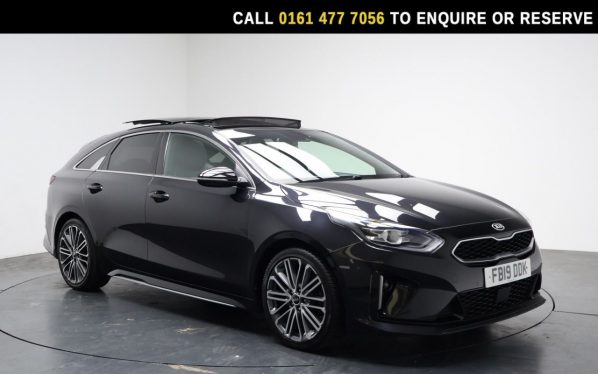 Used 2019 BLACK KIA PROCEED Estate 1.4 T-GDi GT-Line S Shooting Brake 5dr Petrol DCT Euro 6 (s/s) (138 bhp) (reg. 2019-08-01) for sale in Stockport