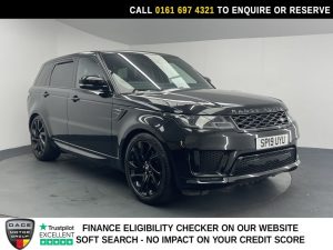 Used 2019 BLACK LAND ROVER RANGE ROVER SPORT SUV 3.0 SD V6 HSE Dynamic SUV 5dr Diesel Auto 4WD Euro 6 (s/s) (306 ps) (reg. 2019-06-28) for sale in Manchester
