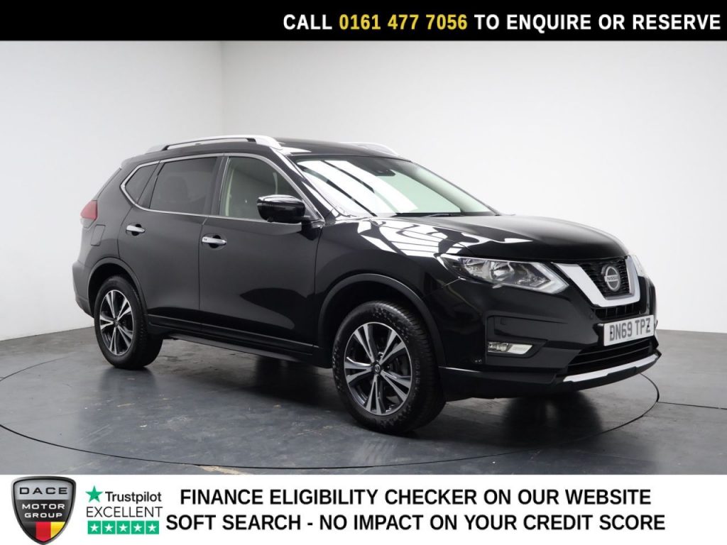 Used 2019 BLACK NISSAN X-TRAIL SUV 1.3 DIG-T N-Connecta SUV 5dr Petrol DCT Auto Euro 6 (s/s) (160 ps) (reg. 2019-10-25) for sale in Stockport