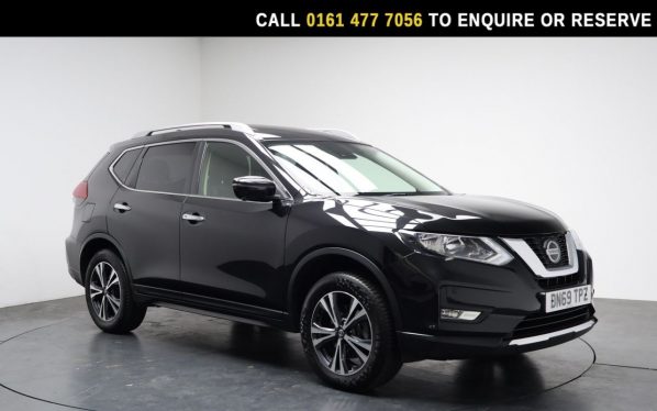 Used 2019 BLACK NISSAN X-TRAIL SUV 1.3 DIG-T N-Connecta SUV 5dr Petrol DCT Auto Euro 6 (s/s) (160 ps) (reg. 2019-10-25) for sale in Stockport