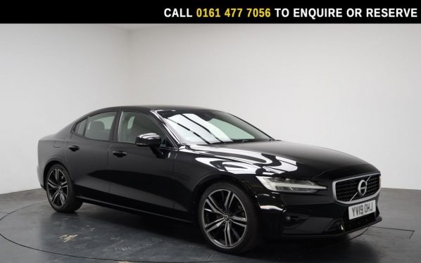 Used 2019 BLACK VOLVO S60 Saloon 2.0 T5 R-Design Edition Saloon 4dr Petrol Auto Euro 6 (s/s) (250 ps) (reg. 2019-06-22) for sale in Stockport