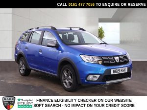 Used 2019 BLUE DACIA Logan MCV Stepway Estate 0.9 TCe Comfort Estate 5dr Petrol Manual Euro 6 (s/s) (90 ps) (reg. 2019-06-27) for sale in Stockport