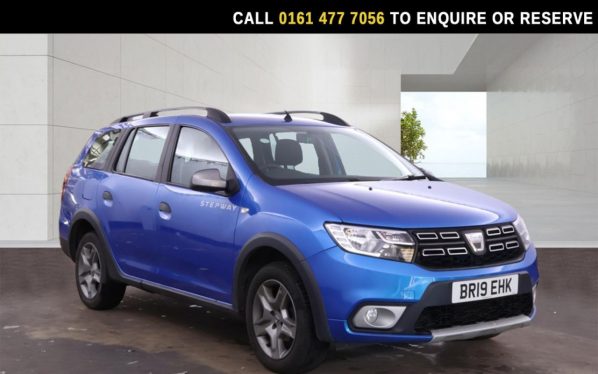 Used 2019 BLUE DACIA Logan MCV Stepway Estate 0.9 TCe Comfort Estate 5dr Petrol Manual Euro 6 (s/s) (90 ps) (reg. 2019-06-27) for sale in Stockport