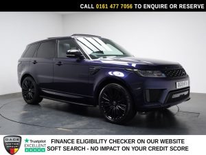 Used 2019 BLUE LAND ROVER RANGE ROVER SPORT SUV 3.0 SD V6 HSE Dynamic SUV 5dr Diesel Auto 4WD Euro 6 (s/s) (306 ps) (reg. 2019-03-28) for sale in Stockport