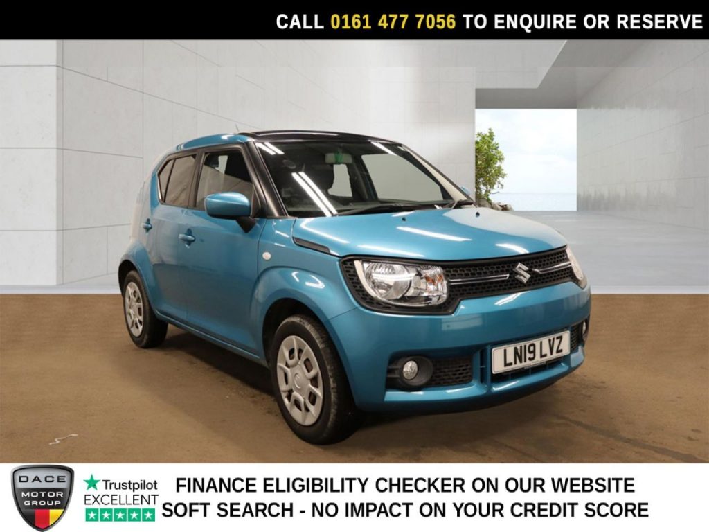 Used 2019 BLUE SUZUKI IGNIS Hatchback 1.2 Dualjet SZ3 Hatchback 5dr Petrol Manual Euro 6 (90 ps) (reg. 2019-03-14) for sale in Stockport