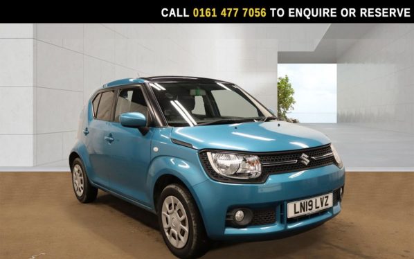 Used 2019 BLUE SUZUKI IGNIS Hatchback 1.2 Dualjet SZ3 Hatchback 5dr Petrol Manual Euro 6 (90 ps) (reg. 2019-03-14) for sale in Stockport