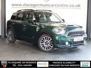Used 2019 GREEN MINI COUNTRYMAN SUV 1.5 7.6kWh Cooper SE Sport SUV 5dr Petrol Plug-in Hybrid Auto ALL4 Euro 6 (s/s) (224 ps) (reg. 2019-03-08) for sale in Altrincham