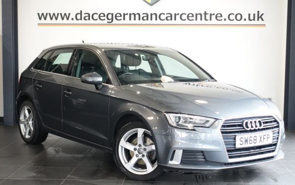 Used 2019 GREY AUDI A3 Hatchback 1.6 TDI 30 Sport Sportback 5dr Diesel S Tronic Euro 6 (s/s) (116 ps) (reg. 2019-02-25) for sale in Altrincham