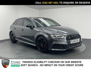 Used 2019 GREY AUDI S3 Hatchback 2.0 TFSI Black Edition Sportback 5dr Petrol S Tronic quattro Euro 6 (s/s) (300 ps) (reg. 2019-11-29) for sale in Manchester