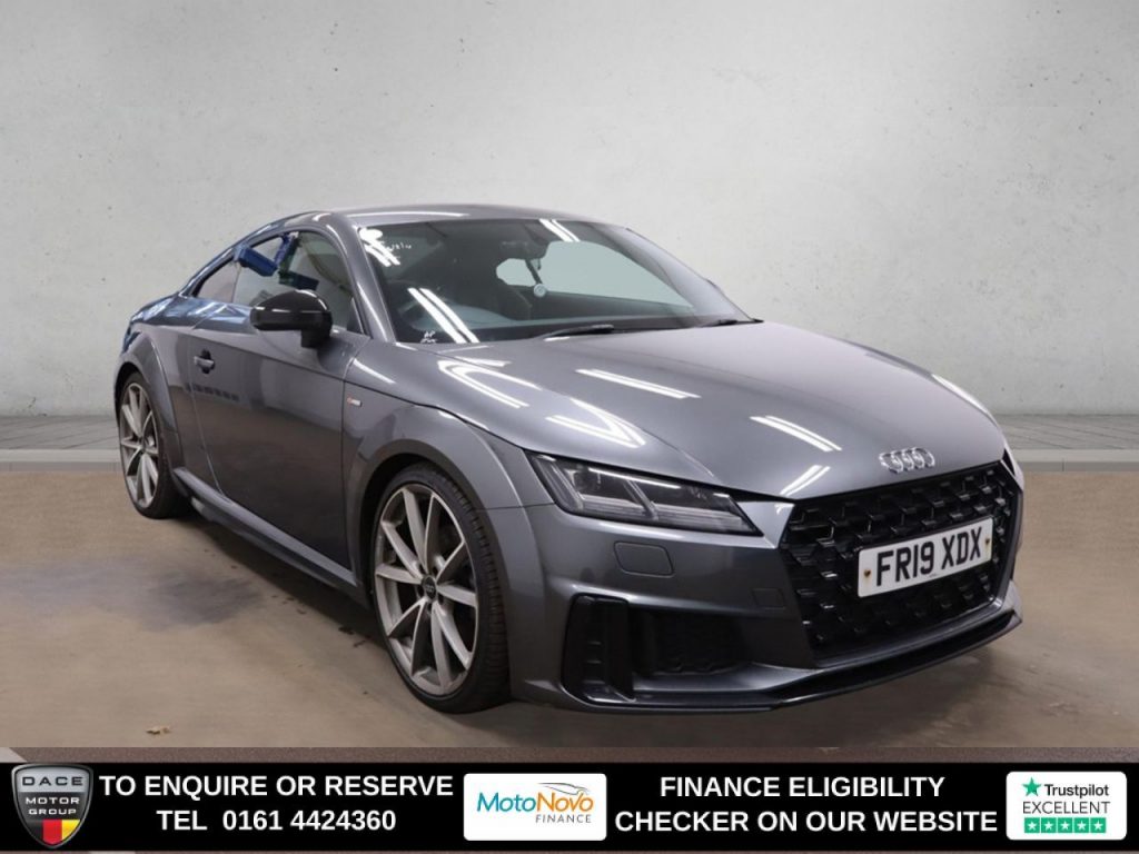 Used 2019 GREY AUDI TT Coupe 2.0 TFSI 40 Black Edition Coupe 3dr Petrol S Tronic Euro 6 (s/s) (197 ps) (reg. 2019-07-29) for sale in Altrincham