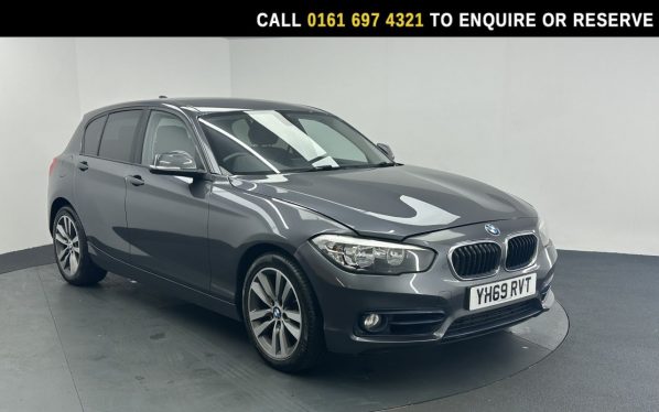 Used 2019 GREY BMW 1 SERIES Hatchback 1.5 118i Sport Hatchback 5dr Petrol Manual Euro 6 (s/s) (136 ps) (reg. 2019-09-26) for sale in Manchester