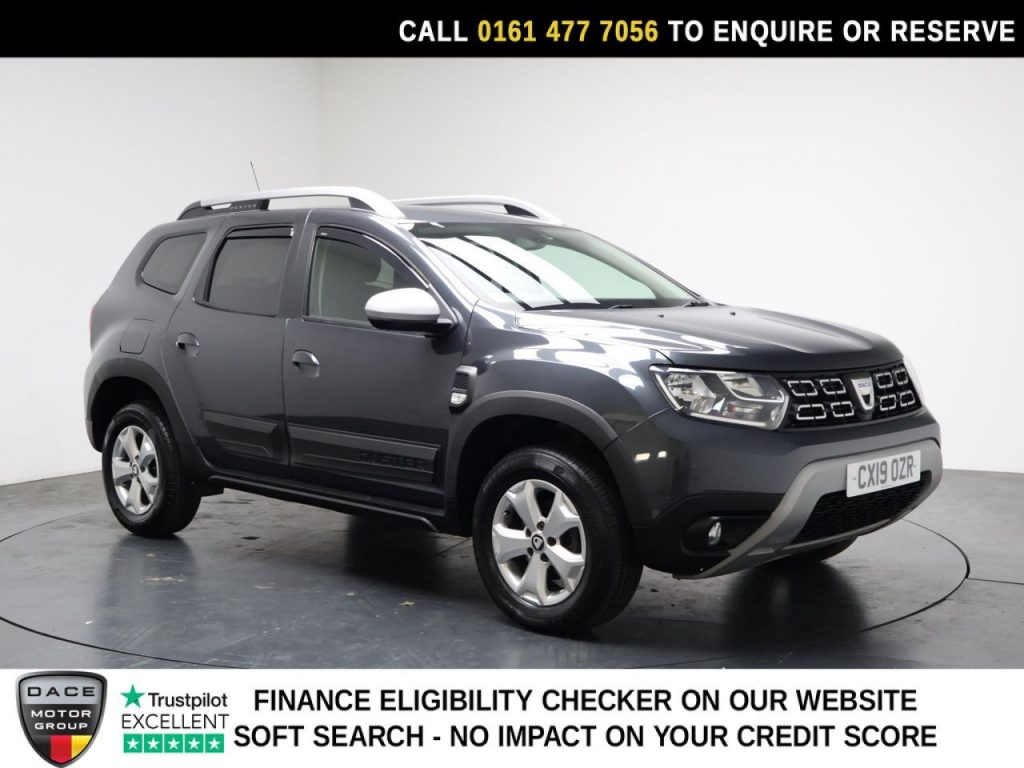 Used 2019 GREY DACIA DUSTER SUV 1.5 Blue dCi Comfort SUV 5dr Diesel Manual Euro 6 (s/s) (115 ps) (reg. 2019-03-02) for sale in Stockport