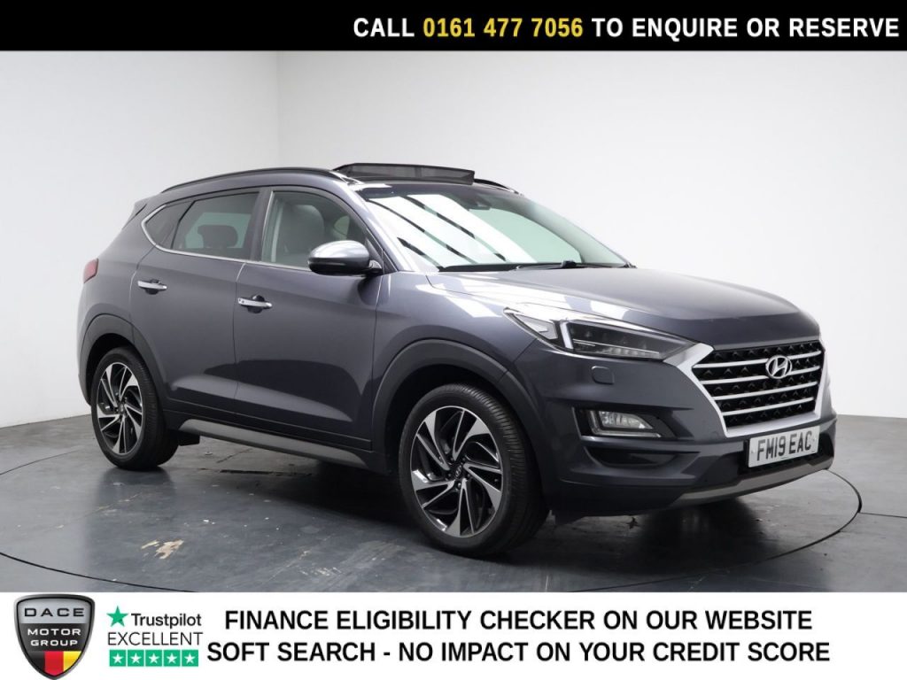 Used 2019 GREY HYUNDAI TUCSON SUV 1.6 T-GDi Premium SE SUV 5dr Petrol DCT Euro 6 (s/s) (177 ps) (reg. 2019-05-30) for sale in Stockport