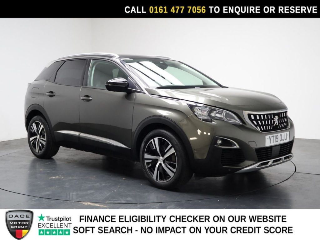 Used 2019 GREY PEUGEOT 3008 SUV 1.5 BlueHDi Allure SUV 5dr Diesel Manual Euro 6 (s/s) (130 ps) (reg. 2019-03-31) for sale in Stockport