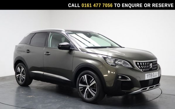 Used 2019 GREY PEUGEOT 3008 SUV 1.5 BlueHDi Allure SUV 5dr Diesel Manual Euro 6 (s/s) (130 ps) (reg. 2019-03-31) for sale in Stockport