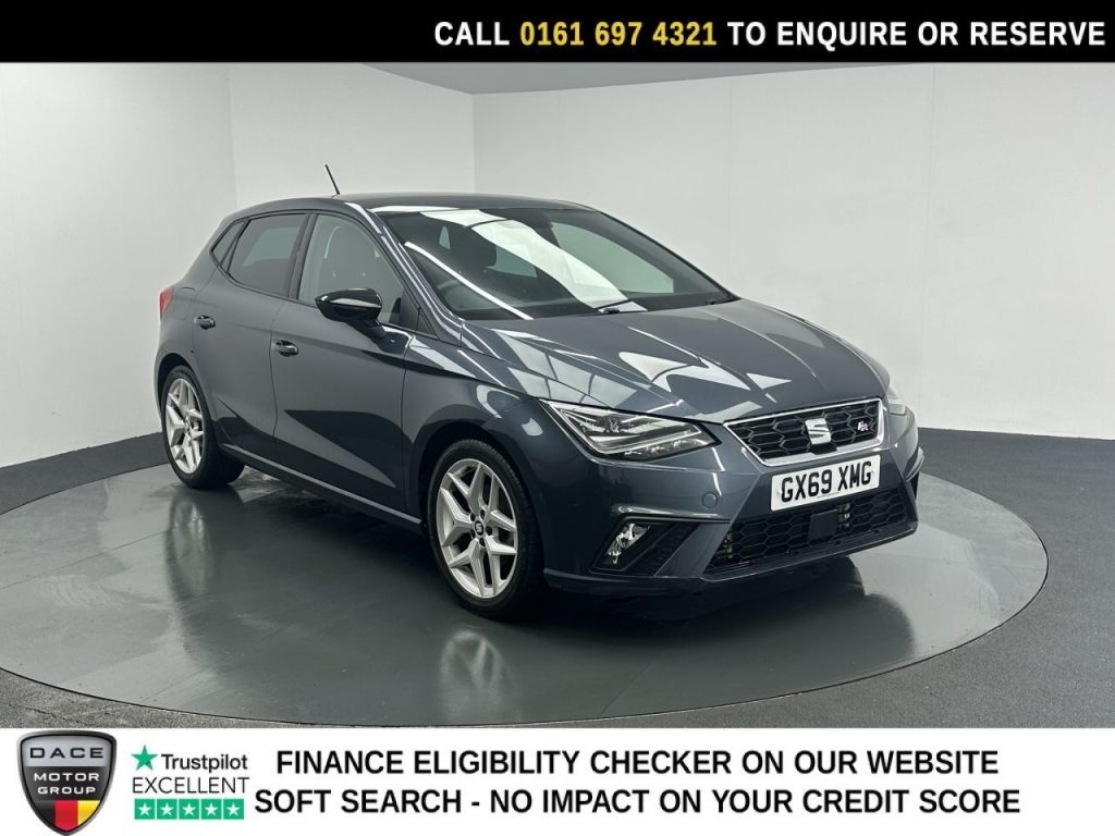 Used 2019 GREY SEAT IBIZA Hatchback 1.0 TSI FR Hatchback 5dr Petrol Manual Euro 6 (s/s) GPF (115 ps) (reg. 2019-09-30) for sale in Manchester