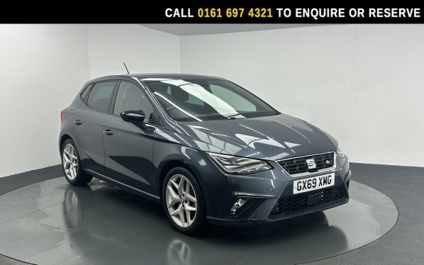 Used 2019 GREY SEAT IBIZA Hatchback 1.0 TSI FR Hatchback 5dr Petrol Manual Euro 6 (s/s) GPF (115 ps) (reg. 2019-09-30) for sale in Manchester