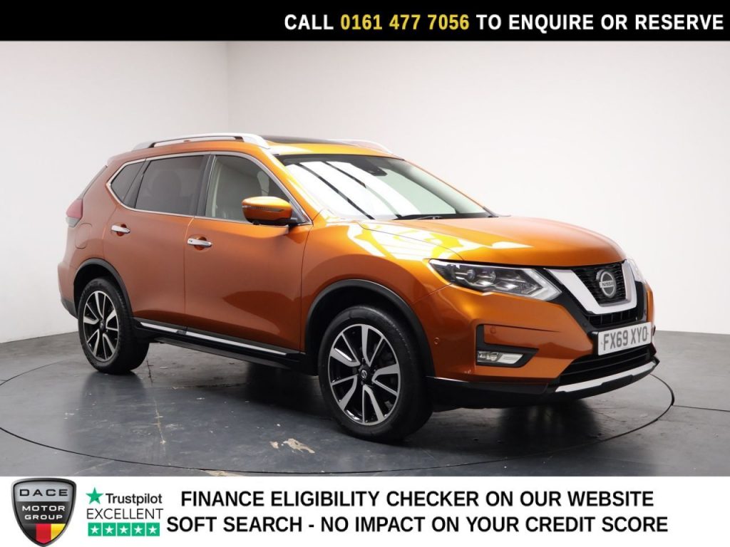 Used 2019 ORANGE NISSAN X-TRAIL SUV 1.7 dCi Tekna SUV 5dr Diesel Manual Euro 6 (s/s) (150 ps) (reg. 2019-09-23) for sale in Stockport