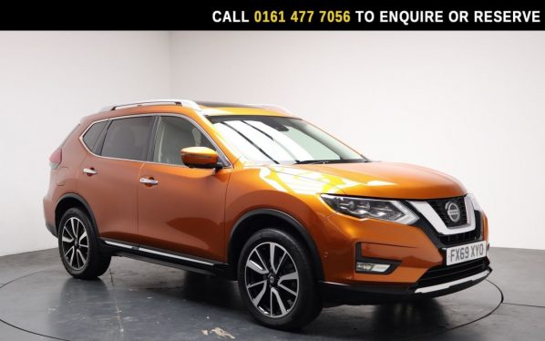 Used 2019 ORANGE NISSAN X-TRAIL SUV 1.7 dCi Tekna SUV 5dr Diesel Manual Euro 6 (s/s) (150 ps) (reg. 2019-09-23) for sale in Stockport