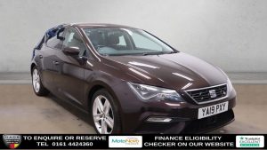 Used 2019 PURPLE SEAT LEON Hatchback 2.0 TSI FR Hatchback 5dr Petrol DSG Euro 6 (s/s) (190 ps) (reg. 2019-04-23) for sale in Altrincham