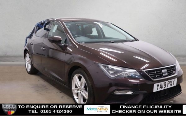 Used 2019 PURPLE SEAT LEON Hatchback 2.0 TSI FR Hatchback 5dr Petrol DSG Euro 6 (s/s) (190 ps) (reg. 2019-04-23) for sale in Altrincham