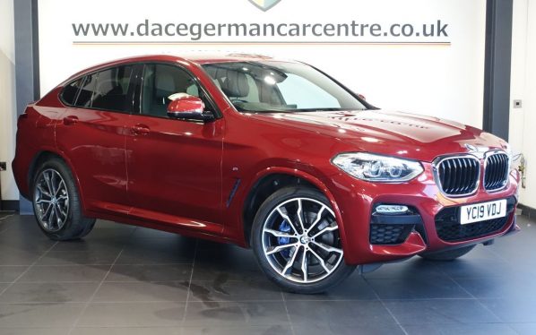 Used 2019 RED BMW X4 SUV 2.0 20d M Sport SUV 5dr Diesel Auto xDrive Euro 6 (s/s) (190 ps) (reg. 2019-03-29) for sale in Altrincham
