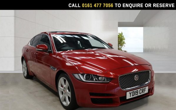 Used 2019 RED JAGUAR XE Saloon 2.0i GPF Portfolio Saloon 4dr Petrol Auto Euro 6 (s/s) (200 ps) (reg. 2019-03-01) for sale in Stockport