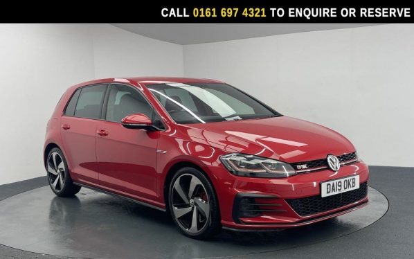 Used 2019 RED VOLKSWAGEN GOLF Hatchback 2.0 TSI GPF GTI Performance Hatchback 5dr Petrol DSG Euro 6 (s/s) (245 ps) (reg. 2019-03-31) for sale in Manchester