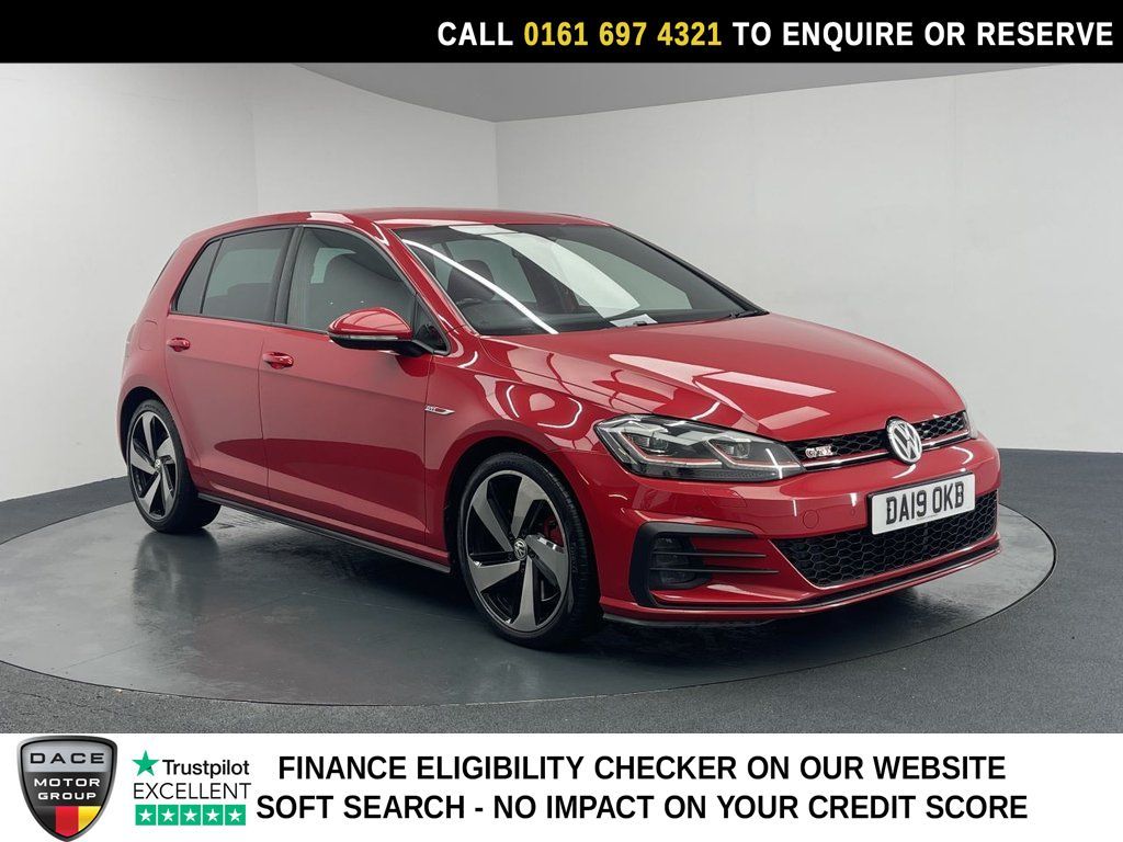 Used 2019 RED VOLKSWAGEN GOLF Hatchback 2.0 TSI GPF GTI Performance Hatchback 5dr Petrol DSG Euro 6 (s/s) (245 ps) (reg. 2019-03-31) for sale in Manchester