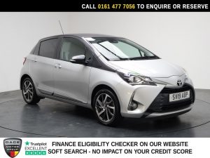 Used 2019 SILVER TOYOTA YARIS Hatchback 1.5 VVT-i Y20 Hatchback 5dr Petrol Manual Euro 6 (111 ps) (reg. 2019-06-28) for sale in Stockport