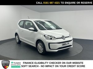 Used 2019 WHITE VOLKSWAGEN UP! Hatchback 1.0 Move up! Hatchback 3dr Petrol Manual Euro 6 (s/s) (60 ps) (reg. 2019-06-28) for sale in Manchester