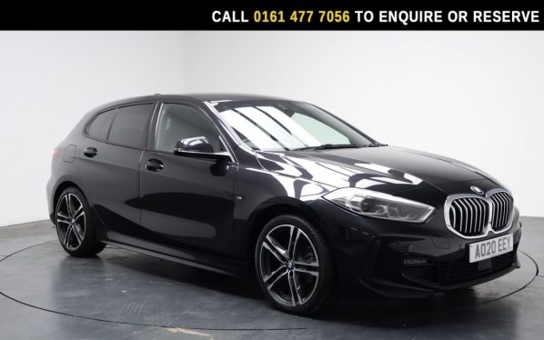 Used 2020 BLACK BMW 1 SERIES Hatchback 2.0 118d M Sport Hatchback 5dr Diesel Auto Euro 6 (s/s) (150 ps) (reg. 2020-03-04) for sale in Stockport