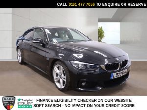 Used 2020 BLACK BMW 4 SERIES GRAN COUPE Hatchback 2.0 420i GPF M Sport Hatchback 5dr Petrol Auto Euro 6 (s/s) (184 ps) (reg. 2020-03-31) for sale in Stockport