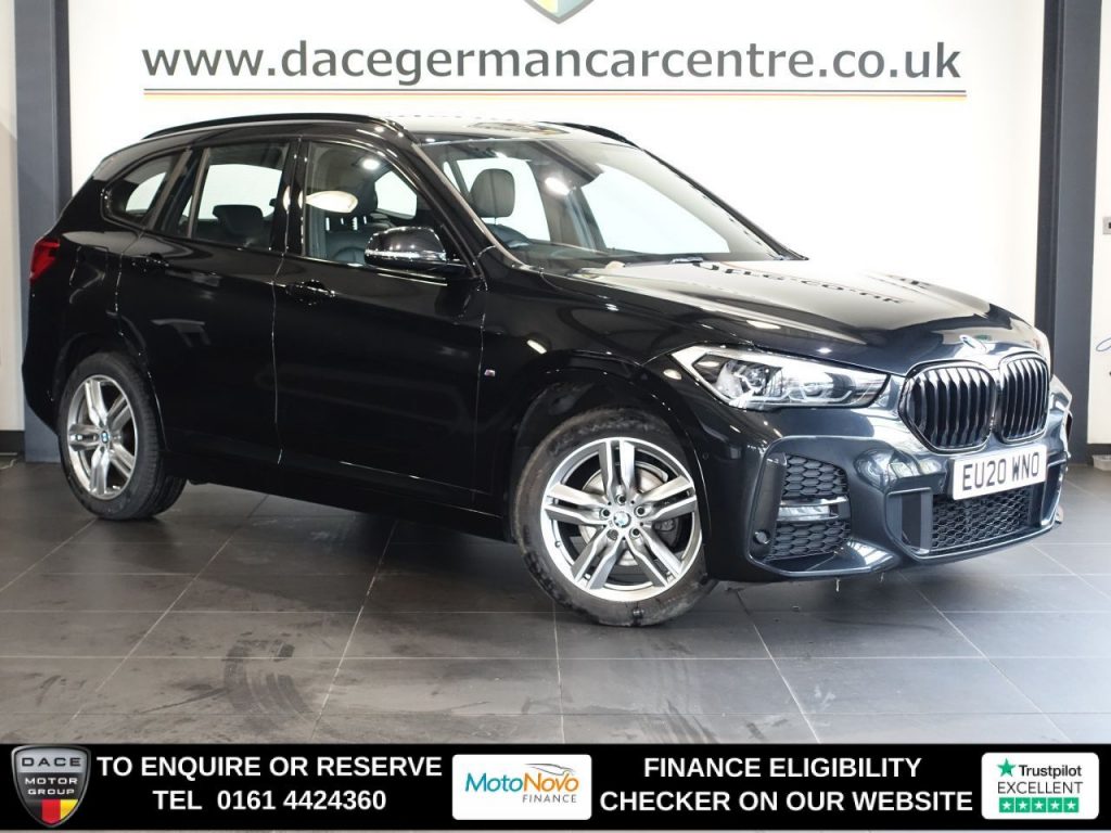 Used 2020 BLACK BMW X1 SUV 1.5 18i M Sport SUV 5dr Petrol DCT sDrive Euro 6 (s/s) (140 ps) (reg. 2020-03-01) for sale in Altrincham