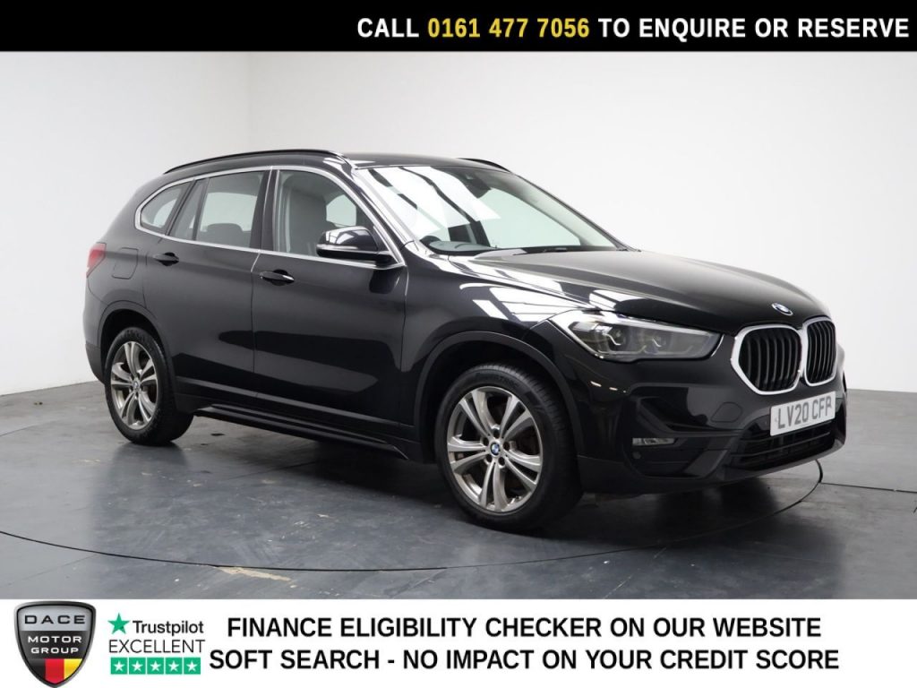 Used 2020 BLACK BMW X1 SUV 2.0 20i Sport SUV 5dr Petrol DCT sDrive Euro 6 (s/s) (192 ps) (reg. 2020-03-19) for sale in Stockport
