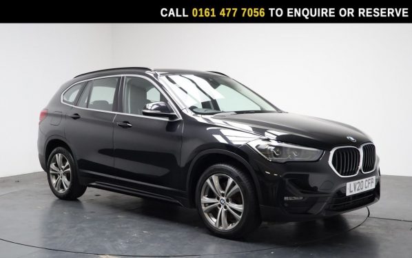 Used 2020 BLACK BMW X1 SUV 2.0 20i Sport SUV 5dr Petrol DCT sDrive Euro 6 (s/s) (192 ps) (reg. 2020-03-19) for sale in Stockport