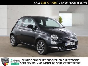 Used 2020 BLACK FIAT 500 Hatchback 1.0 MHEV Star Hatchback 3dr Petrol Manual Euro 6 (s/s) (70 bhp) (reg. 2020-10-31) for sale in Stockport