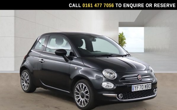 Used 2020 BLACK FIAT 500 Hatchback 1.0 MHEV Star Hatchback 3dr Petrol Manual Euro 6 (s/s) (70 bhp) (reg. 2020-10-31) for sale in Stockport