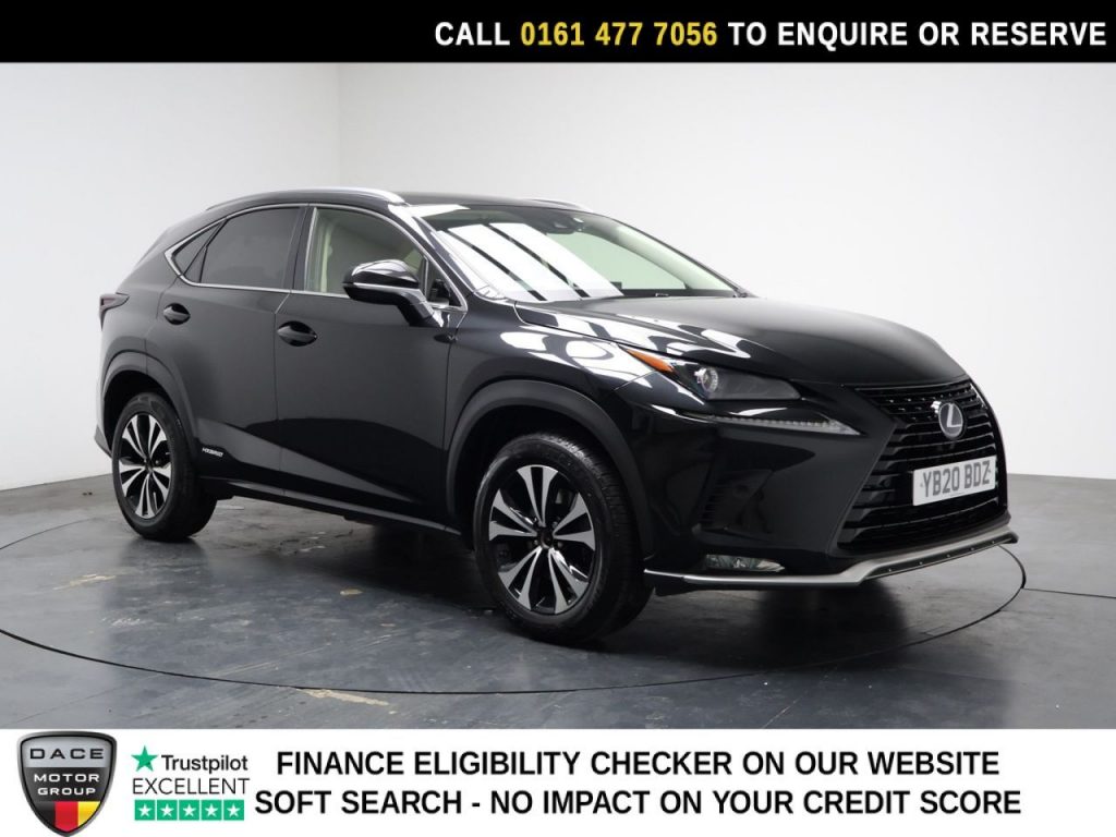 Used 2020 BLACK LEXUS NX SUV 2.5 300h GPF SUV 5dr Petrol Hybrid E-CVT 4WD Euro 6 (s/s) (197 ps) (reg. 2020-07-28) for sale in Stockport