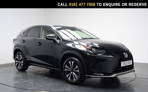 Used 2020 BLACK LEXUS NX SUV 2.5 300h GPF SUV 5dr Petrol Hybrid E-CVT 4WD Euro 6 (s/s) (197 ps) (reg. 2020-07-28) for sale in Stockport
